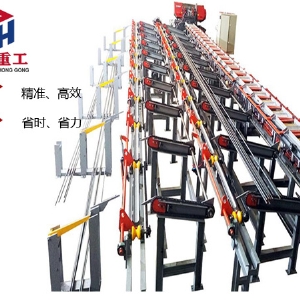 數控鋸切套絲打磨生產線